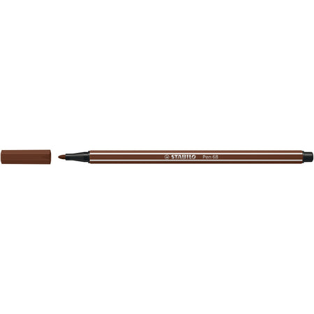 Stabilo - Feutre Pen 68/45 marron moyen | 10 pièces