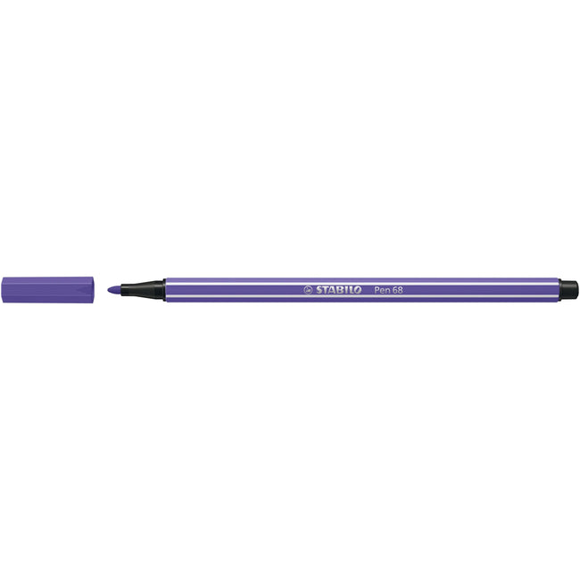 Stabilo -  Pen 68, premium viltstift, paars, per stuk | 10 stuks