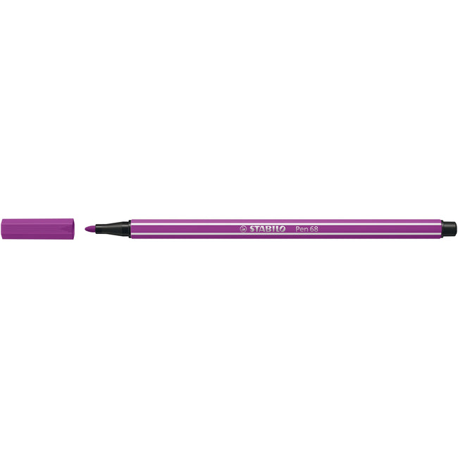 STABILO - Felt-tip pen 68/58 medium lilac | 10 pieces