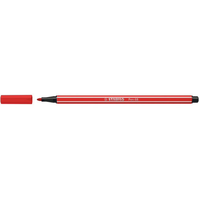 Stabilo -  Viltstift pen 68/48 m karmijnrood | 10 stuks