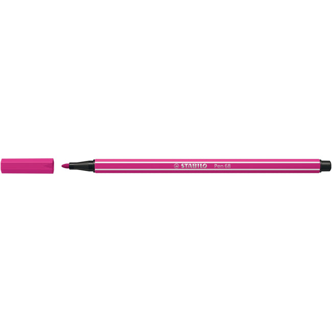 Stabilo -  Viltstift pen 68/56 m rozerood | 10 stuks