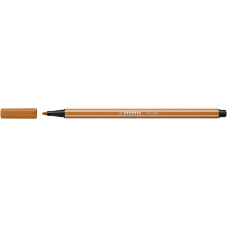 Stabilo -  Pen 68, premium viltstift, donker oker, per stuk