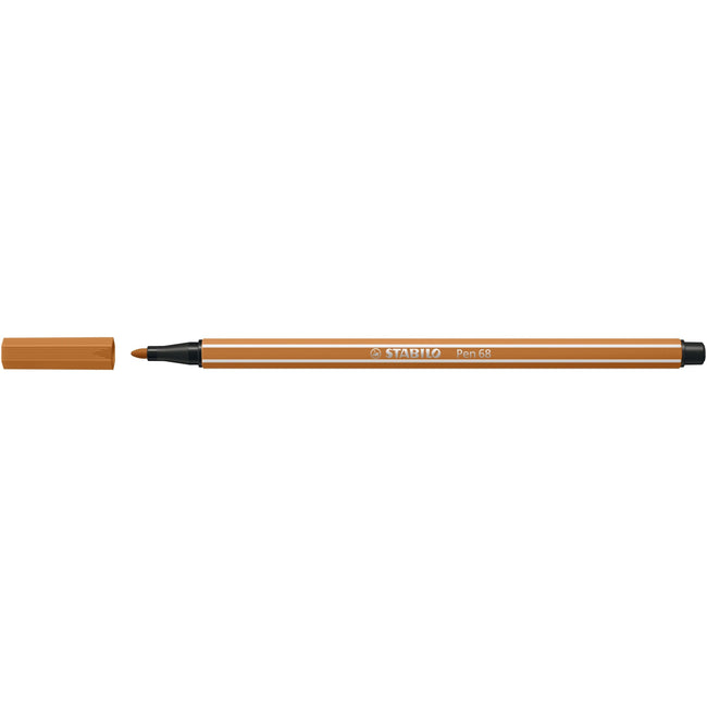 Stabilo -  Pen 68, premium viltstift, donker oker, per stuk