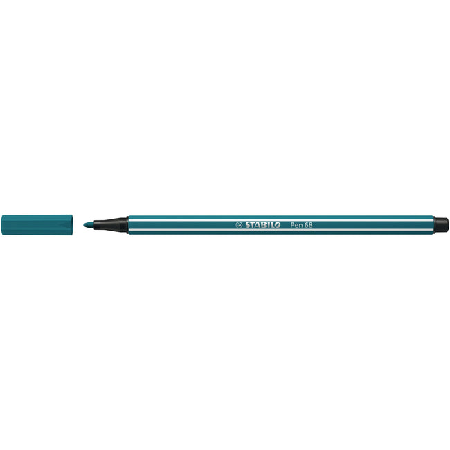 Stabilo -  Viltstift pen 68/51 m turquoiseblauw | 10 stuks