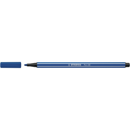 Stabilo -  Viltstift pen 68/32 m donkerblauw | 10 stuks