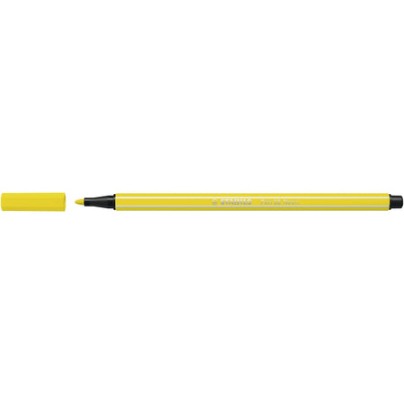 Stabilo - Feutre 68/024 jaune fluo moyen | 10 pièces