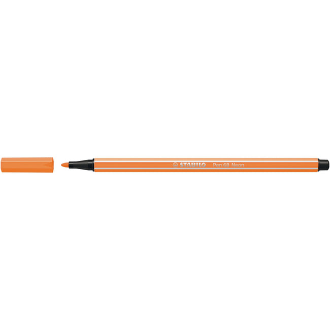 Stabilo -  Pen 68, premium viltstift, neon oranje, per stuk
