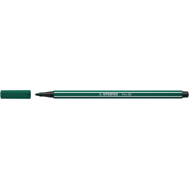 Stabilo -  Viltstift pen 68/53 m turquoisegroen | 10 stuks