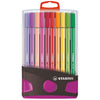 Stabilo - Filzstift 68/20 ColorParade in Anthrazit/Rosa Etui M ass 20St