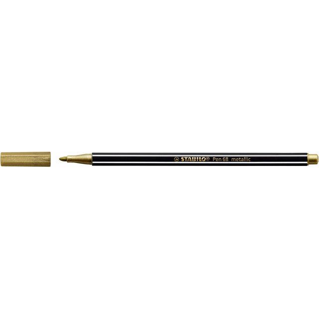 Stabilo - Filz -Tip Pen 68/810 M Metallic Gold | 1 Stück