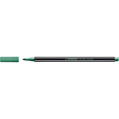 Stabilo - Feutre Stylo 68/836 vert métallisé moyen | 10 pièces