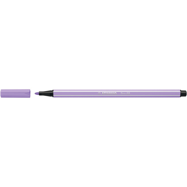 Stabilo - Filzstift Pen 68/59 mittelhell flieder | 10 Stück
