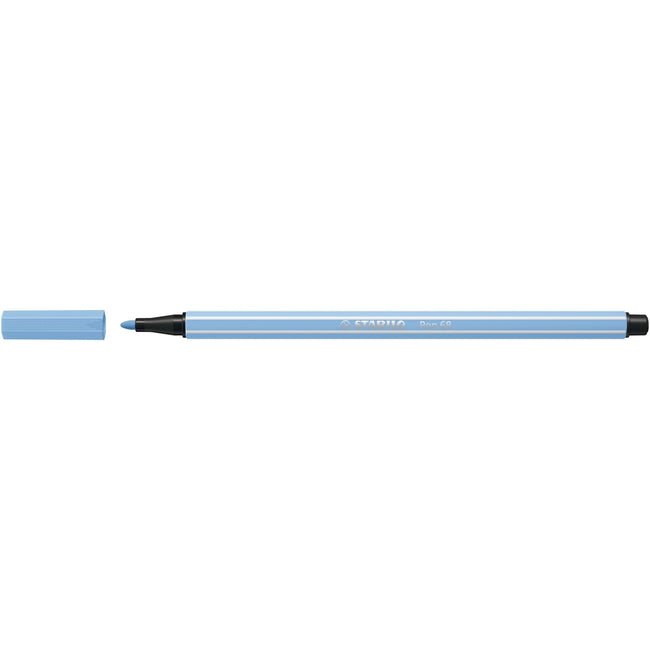 Stabilo - Filzstift 68/11 mittel eisblau | 10 Stück