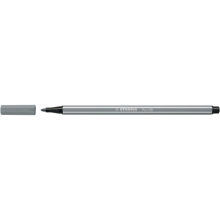 Stabilo -  Pen 68, premium viltstift, middel koud grijs, per stuk