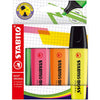 STABILO - Highlighter BOSS Original 70/4 assorted case of 4 pieces