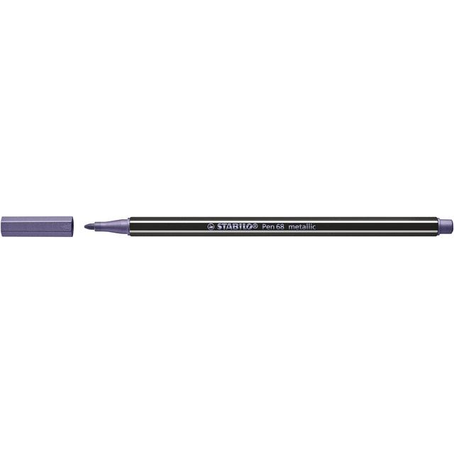 Stabilo - Felt -Tip Pen 68/855 M Metallic Lila