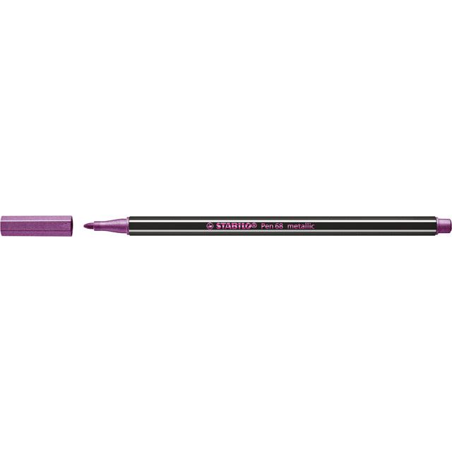 Stabilo - Felt -tip Pen 68/856 M Metallic Pink | 1 pièce