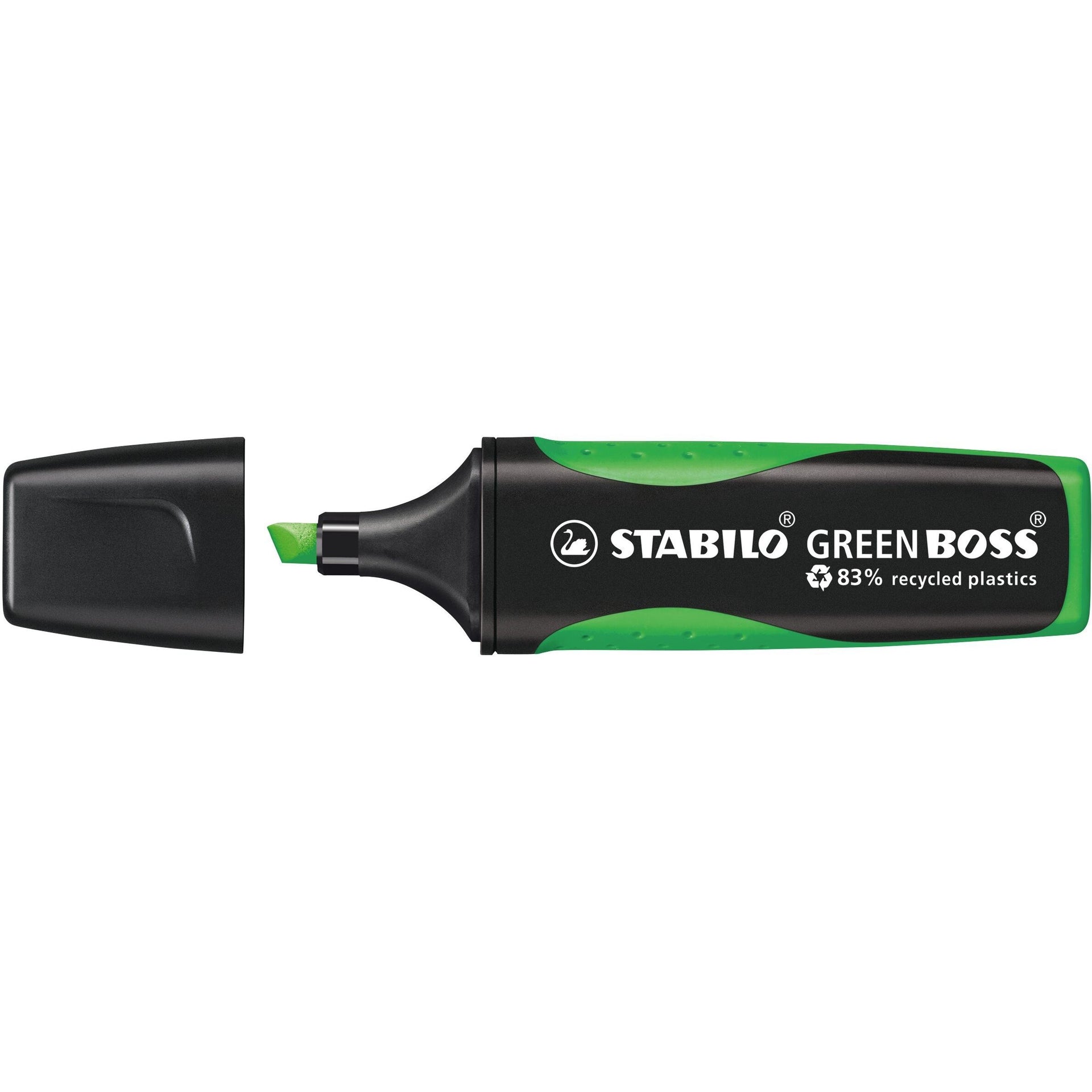 STABILO - Highlighter GREEN BOSS 6070/33 green | 10 pieces
