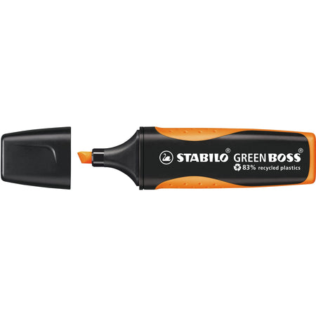 Stabilo -  GREEN BOSS, milieuvriendelijke markeerstift, oranje, per stuk