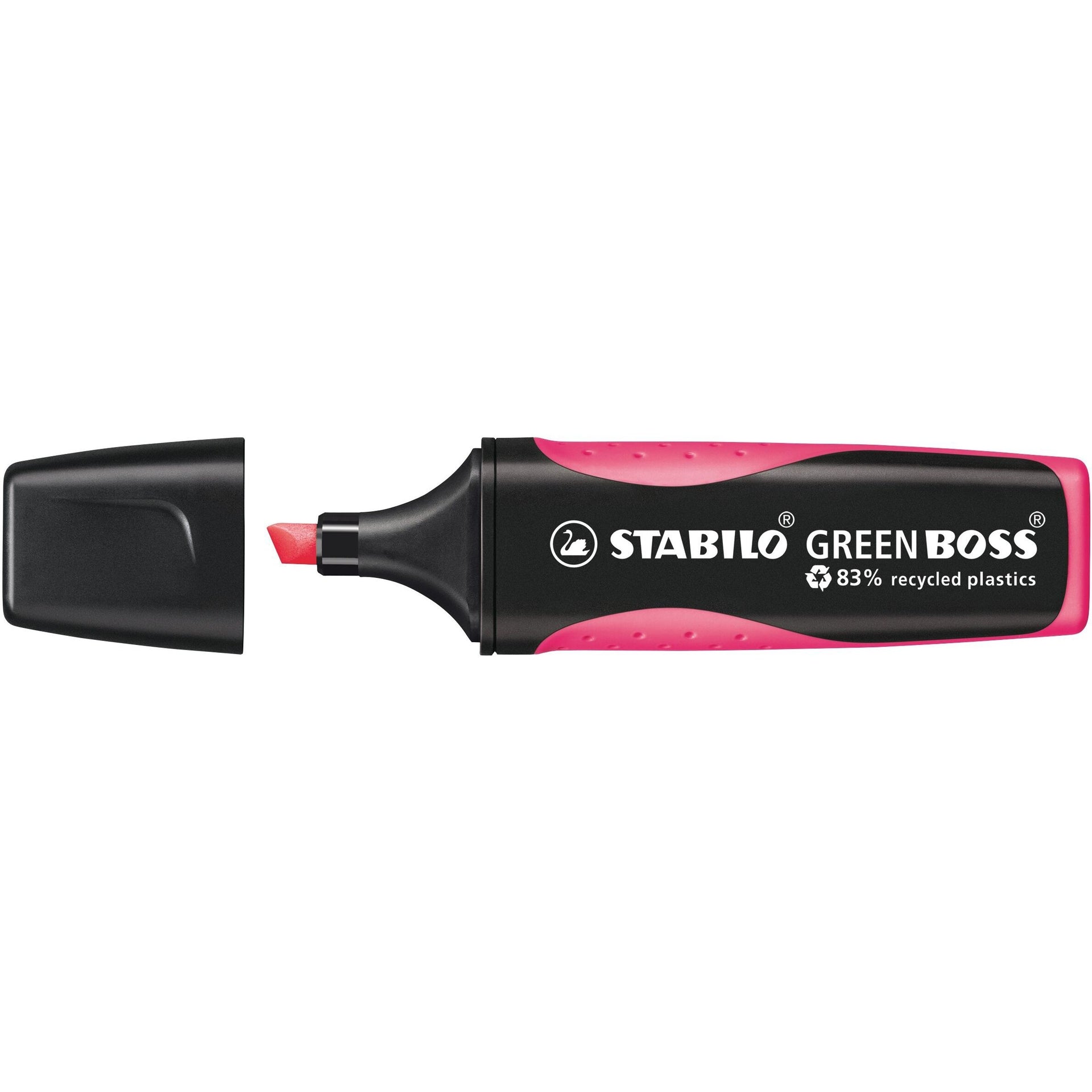 Stabilo - Evidenziatore GREEN BOSS 6070/56 rosa | 10 pezzi