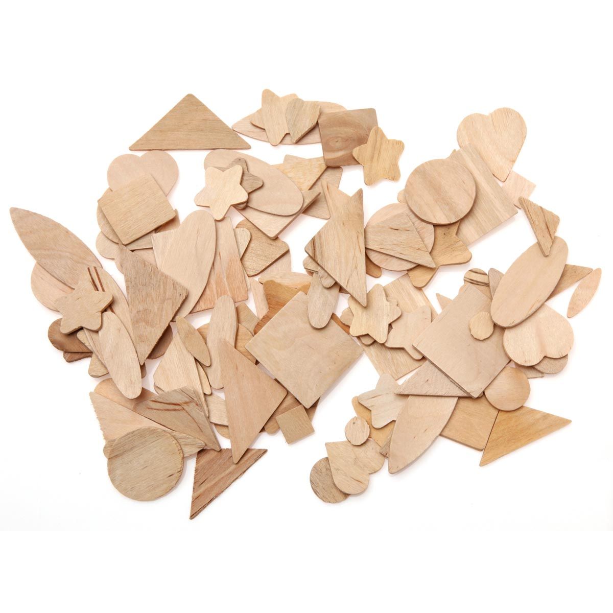 Bouhon - pezzo di legno misto, set da 100 pezzi