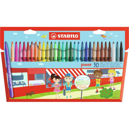 STABILO - Felt-tip pen power 280/30 assorted case of 30 pieces