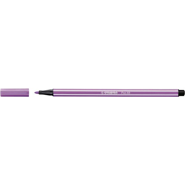 Stabilo - Felt -tip Pen 68/59 M LIGHT LILAC | 10 pièces