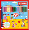 STABILO - CURT DE COLORD 203 TRIO EMPRES 24ST ASSORTI | Blister une pièce de 24