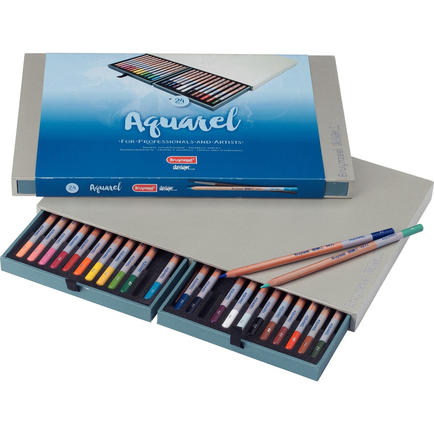 Bruynzeel - Buntstifte 8835 Design Aquarell 24 Stück sortiert