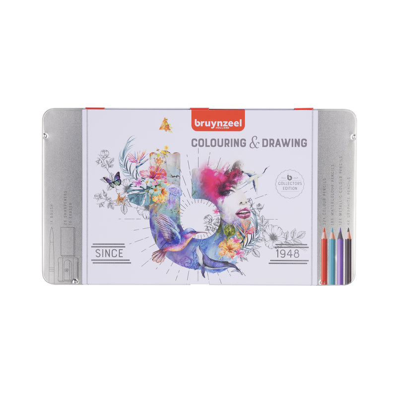 Bruynzeel -  Tekenset  creatives set 70 delen | 3 stuks