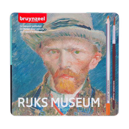 Bruynzeel - Matite colorate acquarello Van Gogh latta da 24 pezzi assortiti