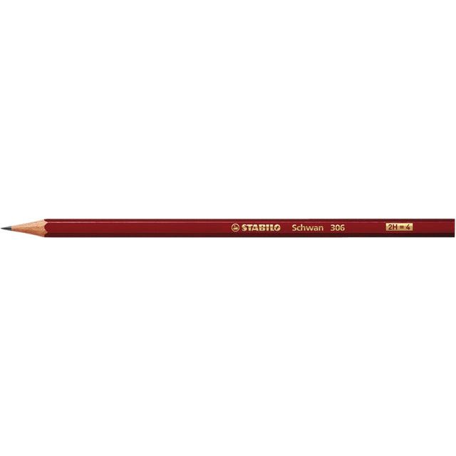 Stabilo - Crayon Schwan 306 2H | Boîte extérieure une pièce 12