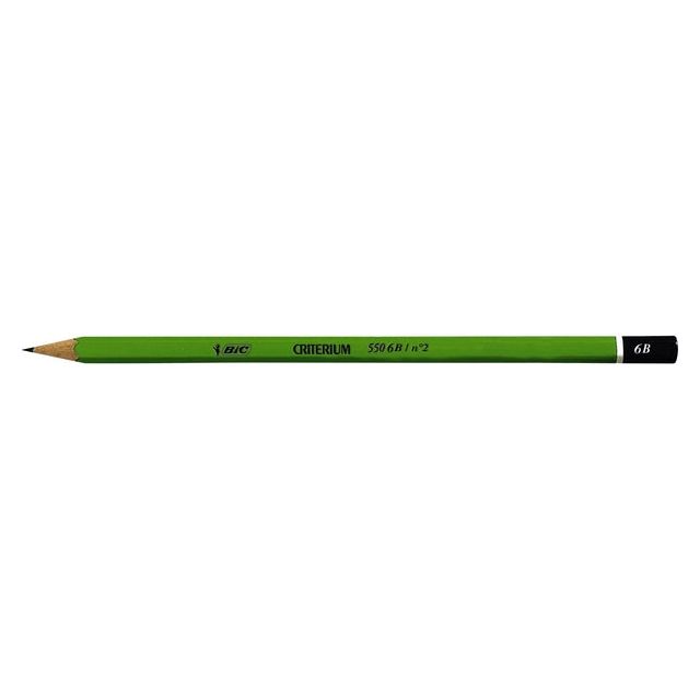 BIC - crayon Criterion BIC 550 6B | 12 pièces