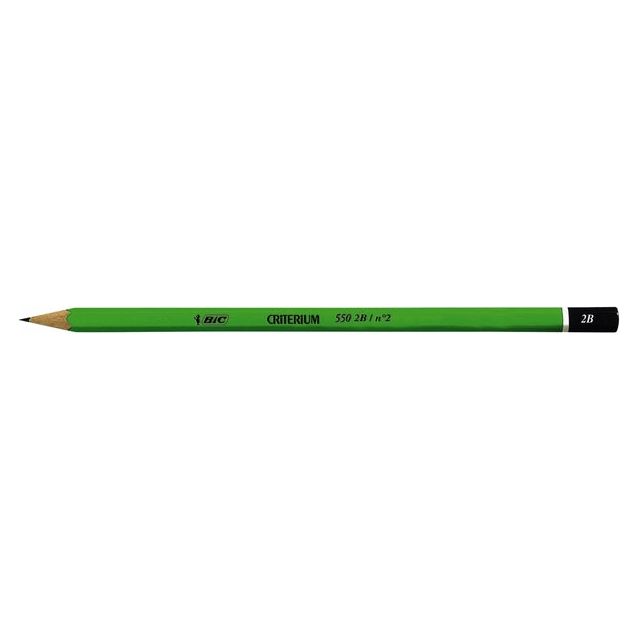 BIC - crayon Criterion BIC 550 2B | Boîte extérieure une pièce 12