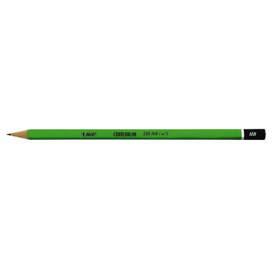 BIC - Lápiz 550 hexagonal HB | 12 piezas