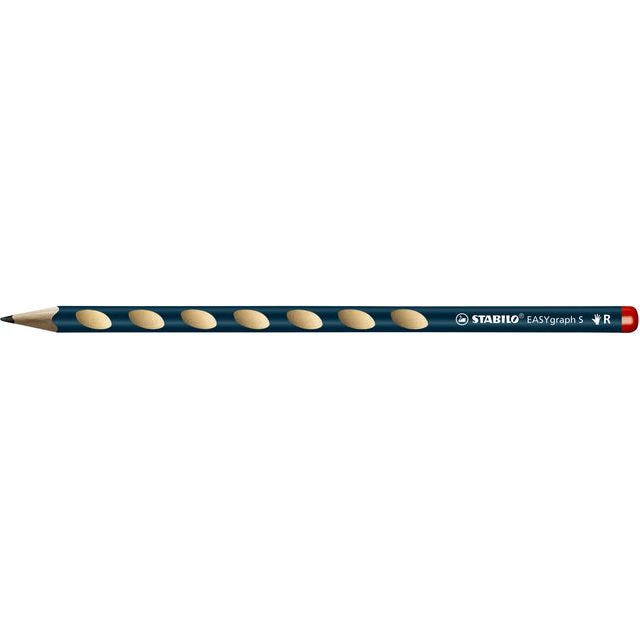 STABILO - EASYgraph S potlood, HB, 2,2 mm , voor rechtshandigen, petrol