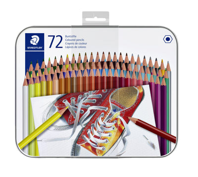 Staedtler -  Kleurpotlood 175 6kantig assorti blik à 72 kleuren
