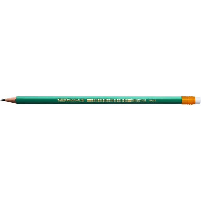 Ecolutions BIC - Crayon Bic Evolution Ecolutions 655 Ho avec gumtop | 72 pièces