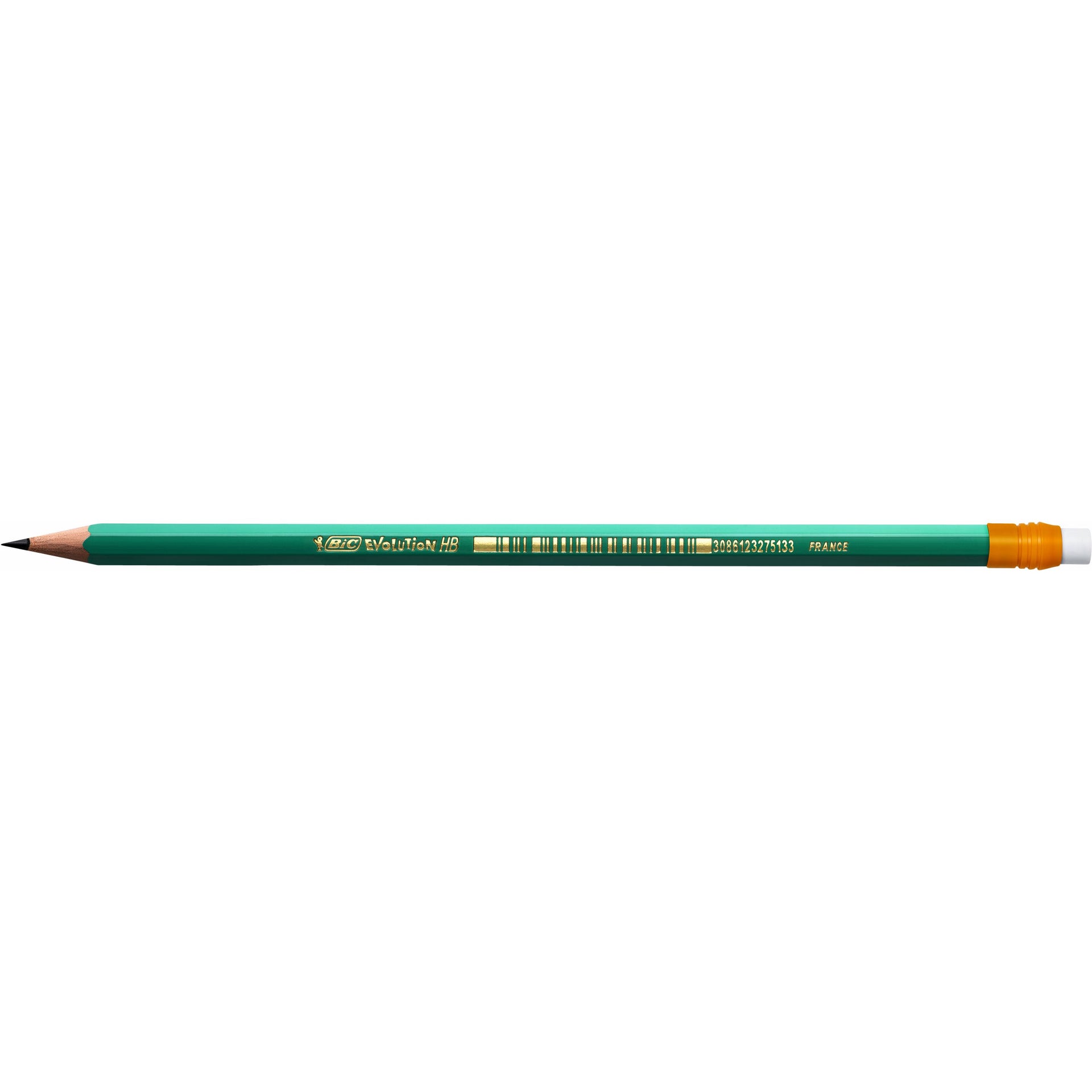 Bic Ecolutions - Pencil Evolution ecolutions 655 hexagonal HB with eraser tip