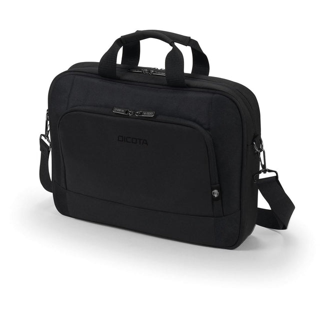 Dicota - maletín para portátil Eco Top Traveler, para portátiles de hasta 14,1 pulgadas, negro