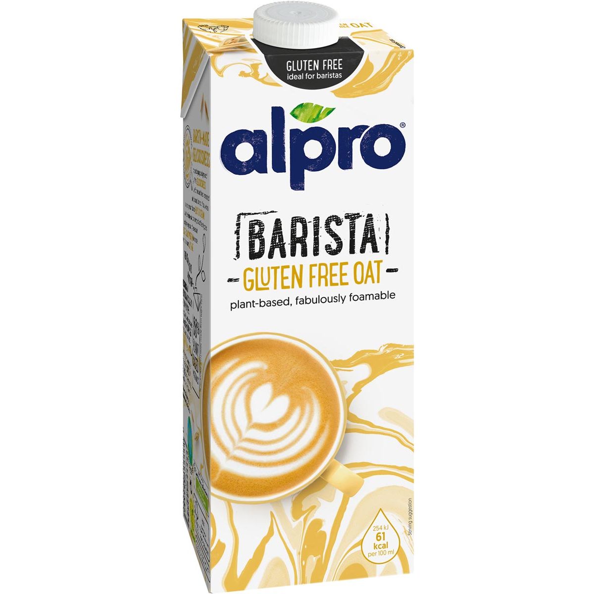 Alpro - Barista plant-based oat milk, 1 l, pack of 8