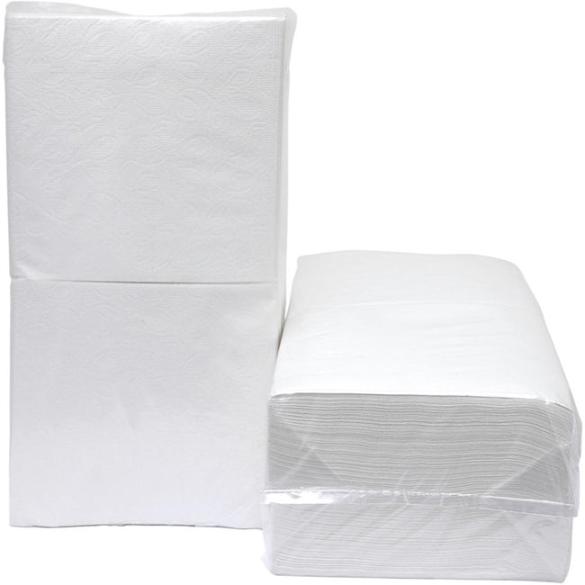 Klika - Servilletas, pies 33 x 33 cm, 1 capa, blanco, paquete de 9 x 500 unidades