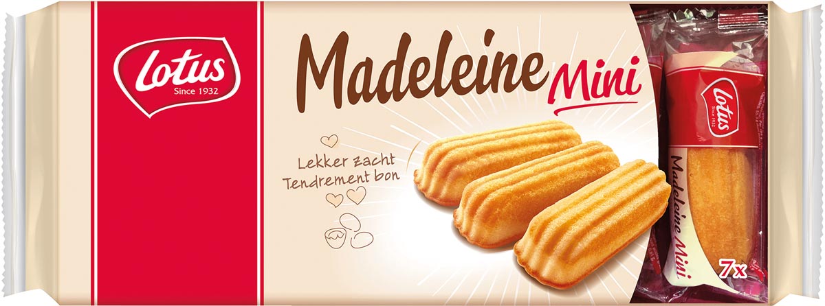 Lotus - Madeleine Mini, 17 g, confezione da 7