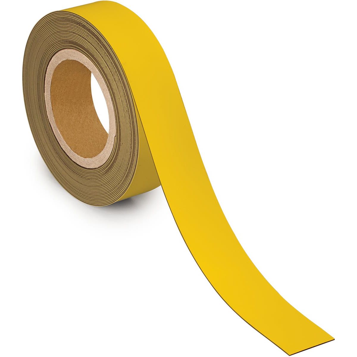 Maul - nastro per etichette magnetico scrivibile e cancellabile, 10mx40mm, giallo
