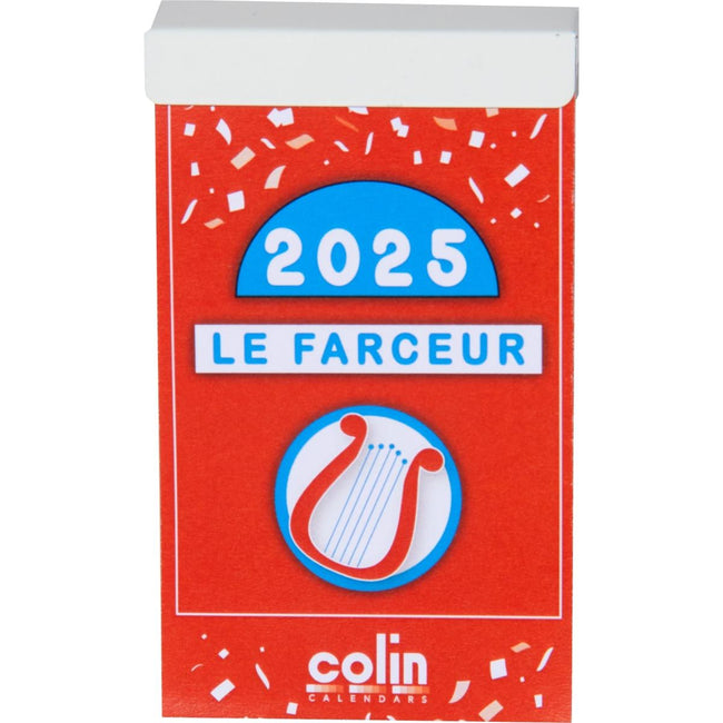 Merkloos - Dagblokkalender Le Farceur François Pirette 2025