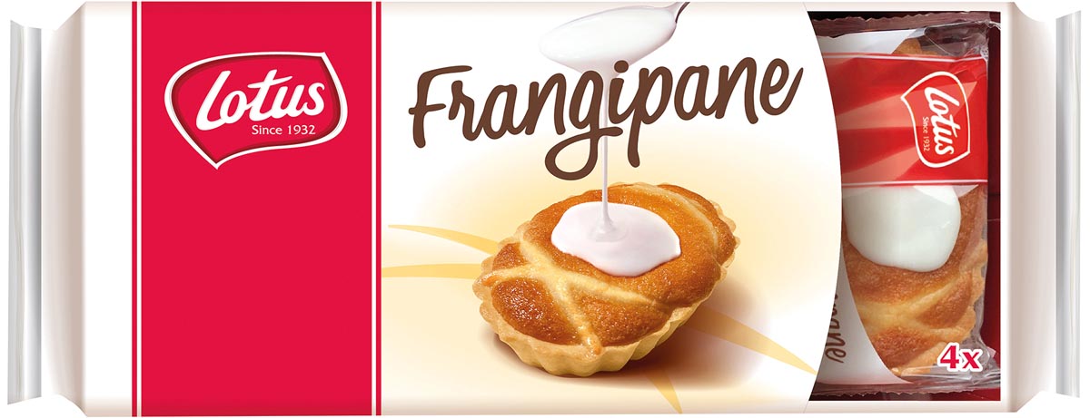 Lotus - Frangipane, 52 g, pack of 4