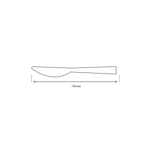 Klika - Bambusmesser 170mm Bio | 100 Stück