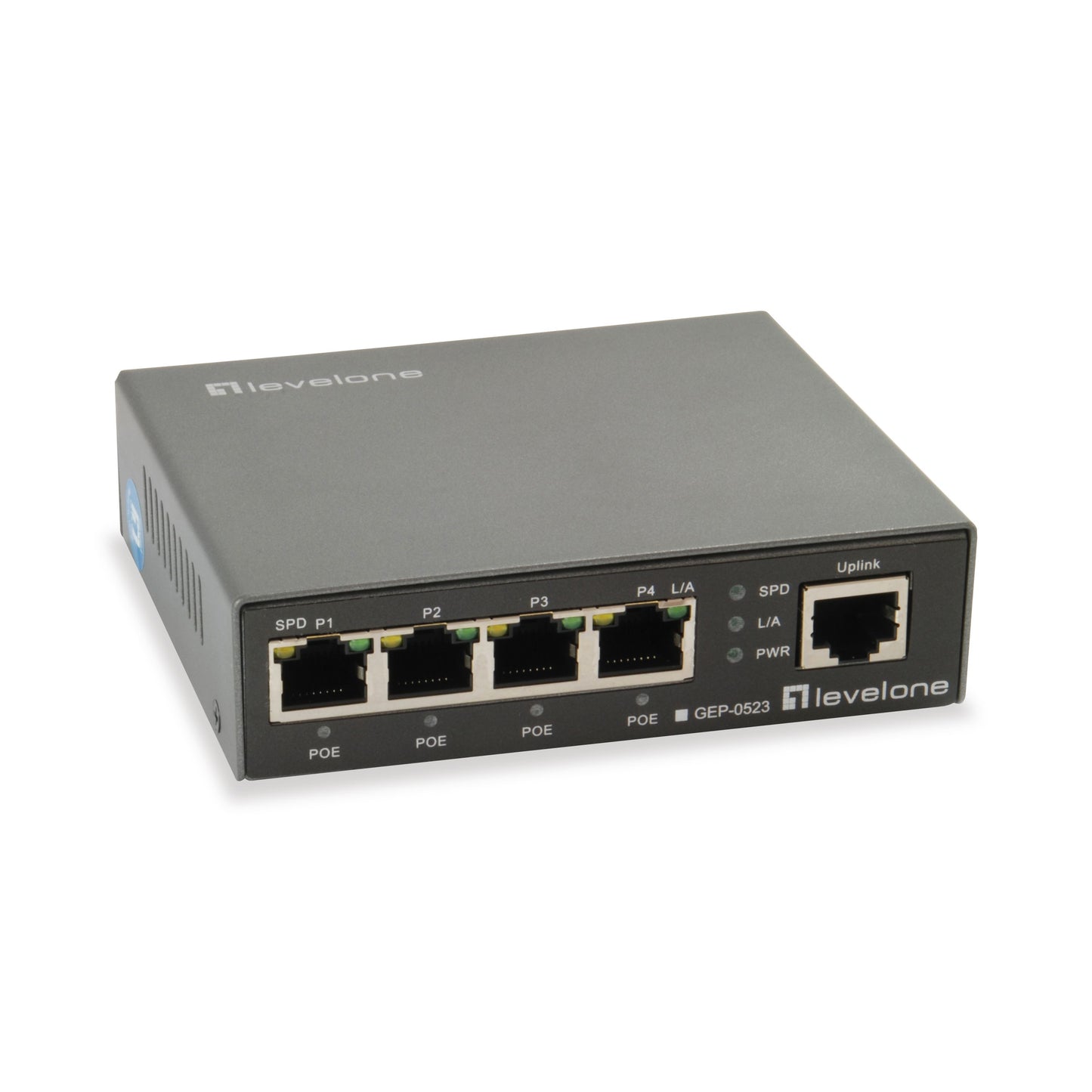 LEVEL ONE -  LevelOne GEP-0523 netwerk-switch Gigabit Ethernet (10/100/1000) Power over Ethernet (PoE) Zwart