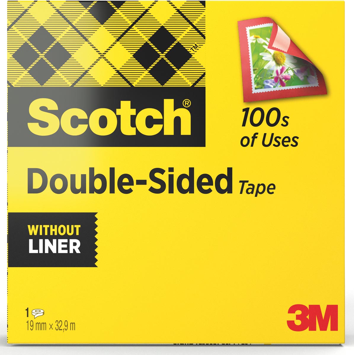 Scotch - doppeltsidter Klebeband ft 19 mm x 33 m