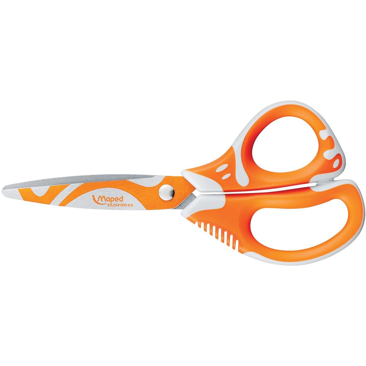 Maped -  schaar Zenoa fit, 13 cm, asymmetrische ogen, op blister